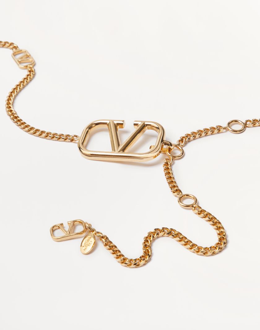 Valentino Handbags Cintura A Catena Vlogo Signature per Donna in Oro | Valentino IT Saldi