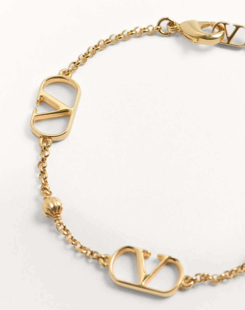 Valentino Handbags Bracciale Vlogo Signature In Metallo per Donna in Oro | Valentino IT Spedizione Gratuita