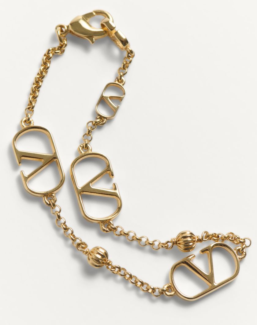 Valentino Handbags Bracciale Vlogo Signature In Metallo per Donna in Oro | Valentino IT Spedizione Gratuita