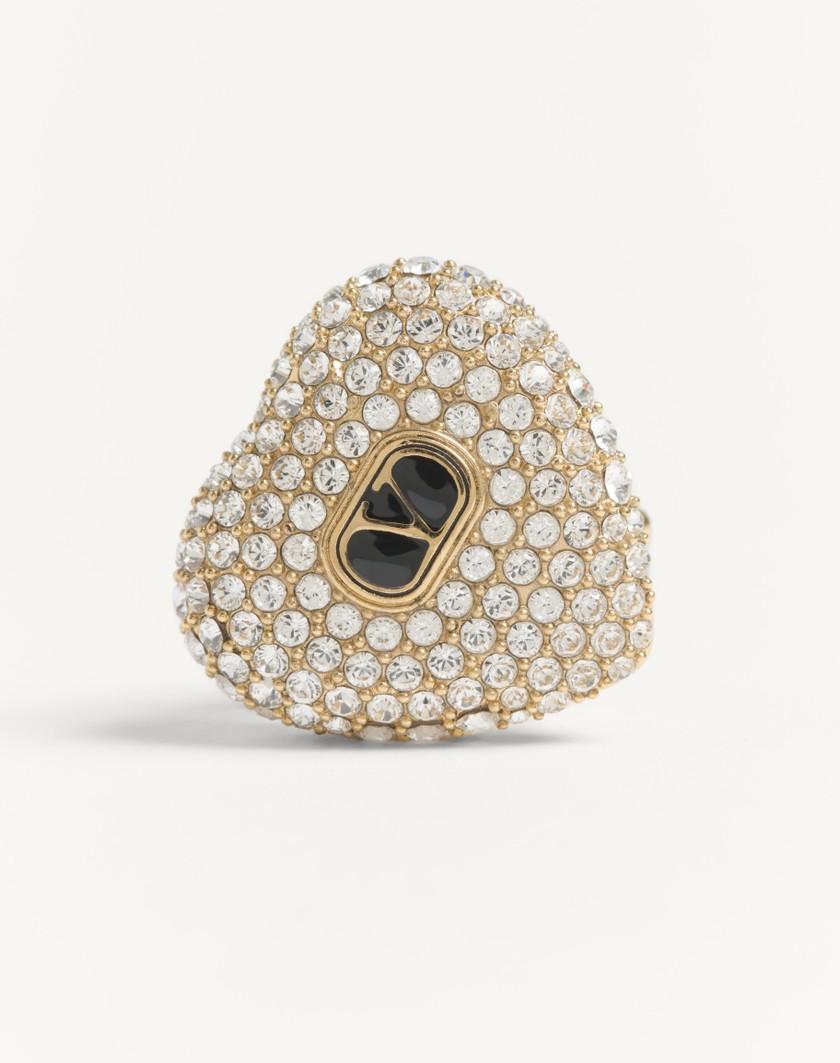 Valentino Handbags Orecchini Coeur Royal In Metallo Smalto E Cristalli Swarovski® per Donna in Multicolor | Valentino IT Qualità Garantita