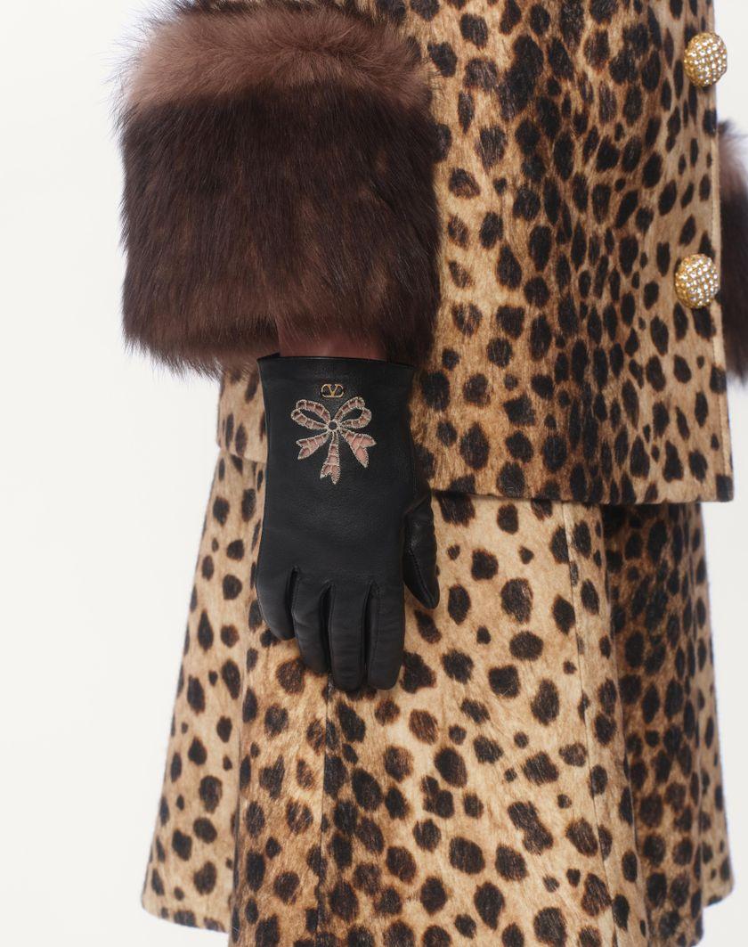 Valentino Handbags Guanti Vlogo Signature In Nappa per Donna in Multicolor | Valentino IT Negozi Online