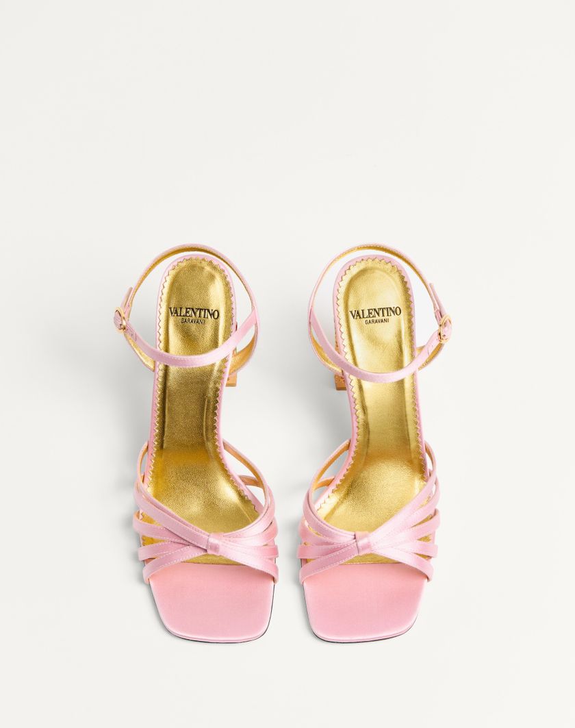 Valentino Handbags Sandalo Preshoes In Raso Con Cristalli 90mm per Donna in Multicolor | Valentino IT 2025