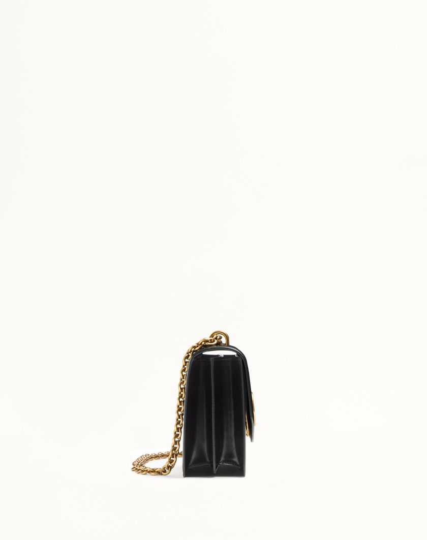 Valentino Handbags Borsa A Spalla Valentino Garavani Vain In Vitello Lucido per Donna in Nero | Valentino IT Soddisfazione Garantita