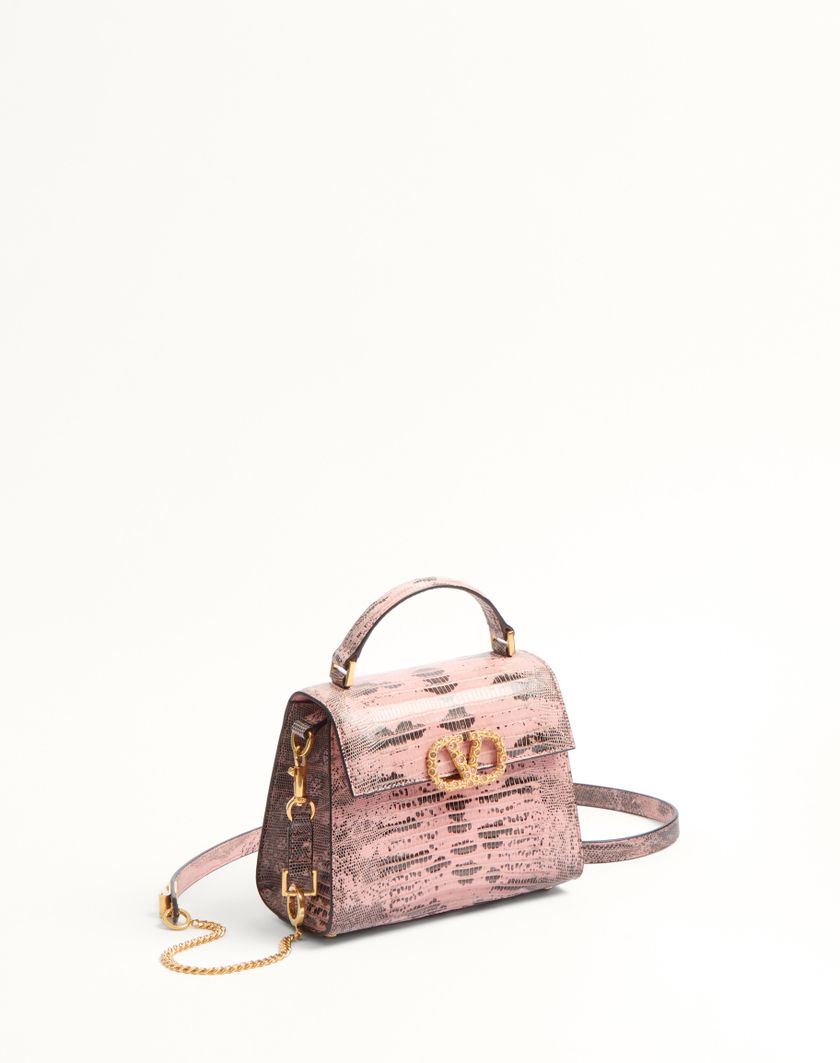 Valentino Handbags Borsa A Mano Mini Valentino Garavani Vsling In Tejus Con Logo Gioiello per Donna in Rosa | Valentino IT I Più Venduti