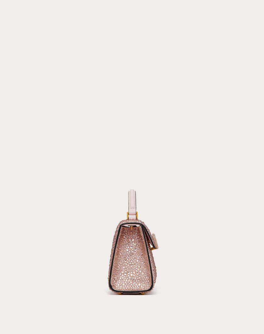 Valentino Handbags Borsa A Mano Mini Vsling Ricamata per Donna in Rose Quartz | Valentino IT 2025