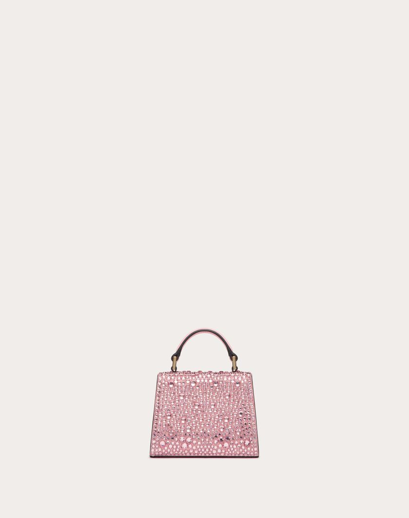 Valentino Handbags Borsa A Mano Micro Vsling Ricamata per Donna in Rose/bubble | Valentino IT Soddisfazione Garantita