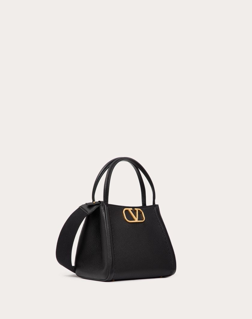 Valentino Handbags Borsa A Mano Piccola Valentino Garavani Alltime In Vitello Granato per Donna in Nero | Valentino IT Fino Al -60%