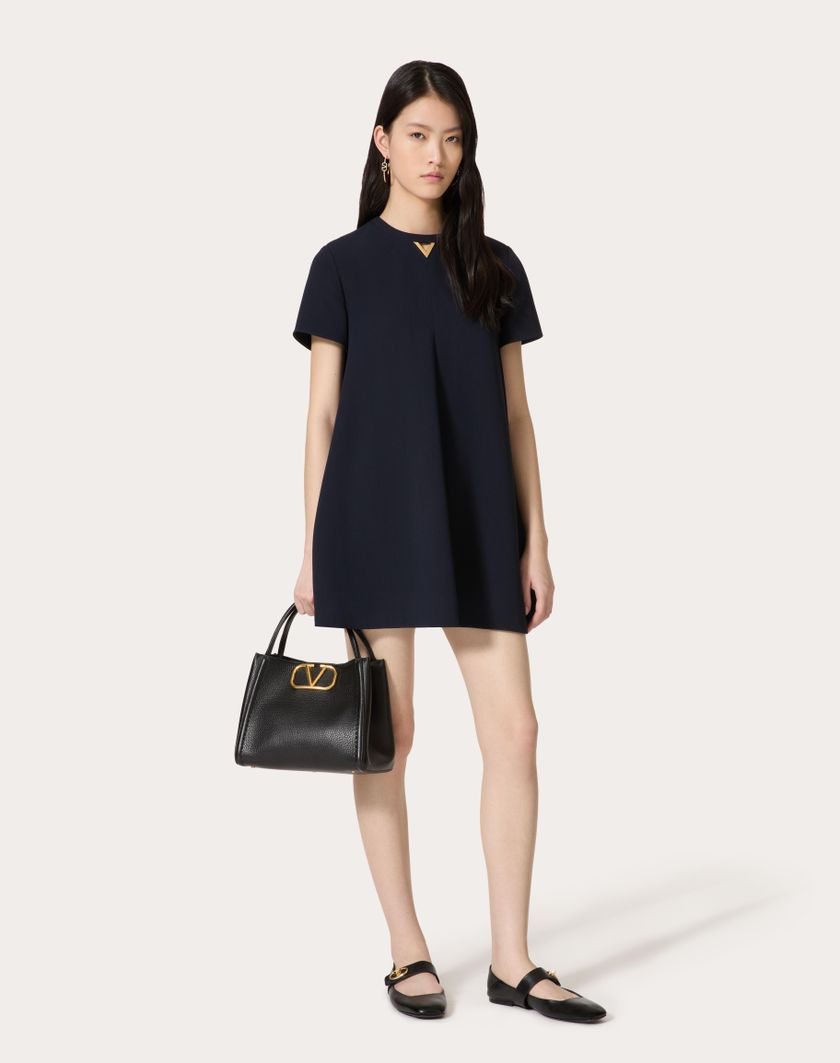 Valentino Handbags Borsa A Mano Media Valentino Garavani Alltime In Vitello Granato per Donna in Nero | Valentino IT Affare Del Giorno