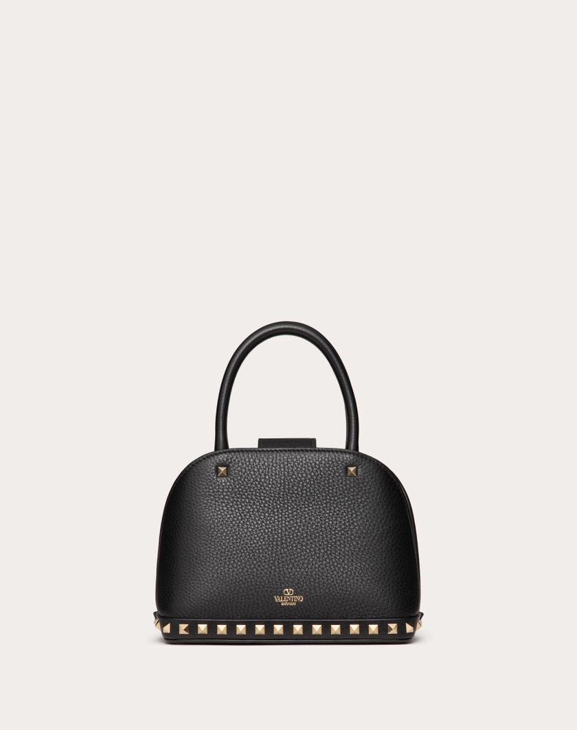 Valentino Handbags Borsa Piccola A Mano Valentino Garavani Rockstud In Vitello Granato per Donna in Poudre | Valentino IT Sottocosto
