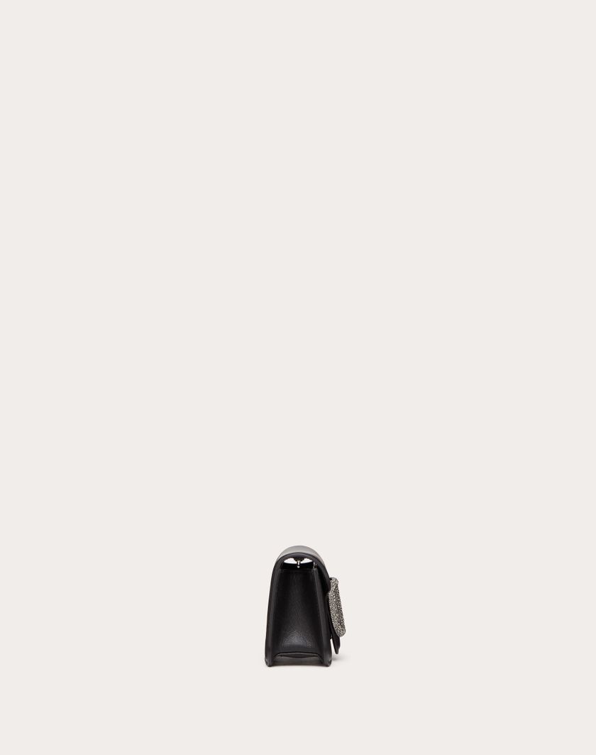 Valentino Handbags Borsa Piccola A Spalla Valentino Garavani Locò Con Logo Gioiello per Donna in Nero | Valentino IT Negozio