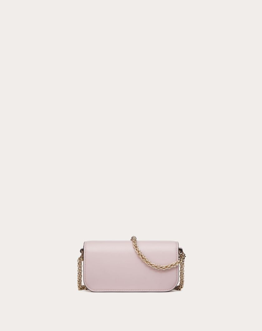 Valentino Handbags Borsa Piccola A Spalla Valentino Garavani Locò Con Logo Gioiello per Donna in Water Lilac | Valentino IT In Saldo
