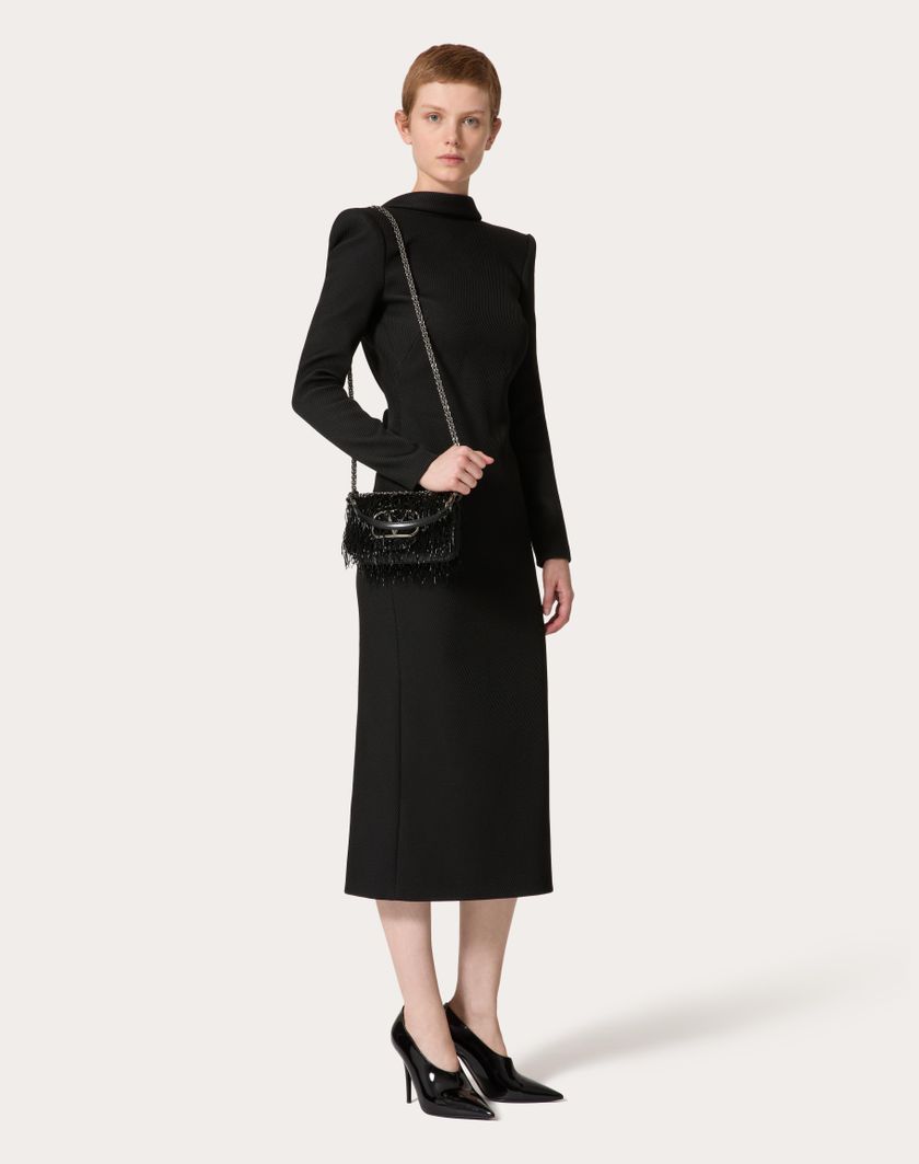Valentino Handbags Borsa Piccola A Spalla Valentino Garavani Locò Ricamata per Donna in Nero | Valentino IT Saldi