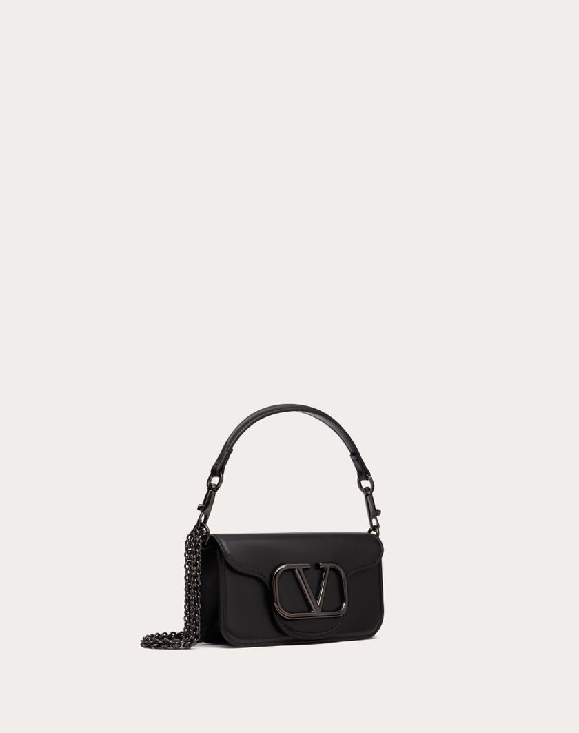 Valentino Handbags Borsa Piccola A Spalla Valentino Garavani Locò In Vitello per Donna in Nero | Valentino IT Pezzi Unici