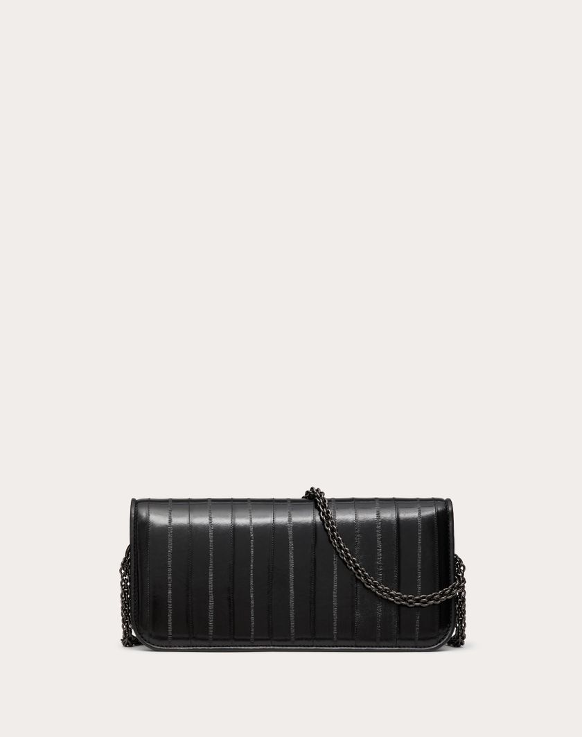 Valentino Handbags Borsa A Spalla Valentino Garavani Locò In Anguilla per Donna in Nero | Valentino IT Promozione Limitata