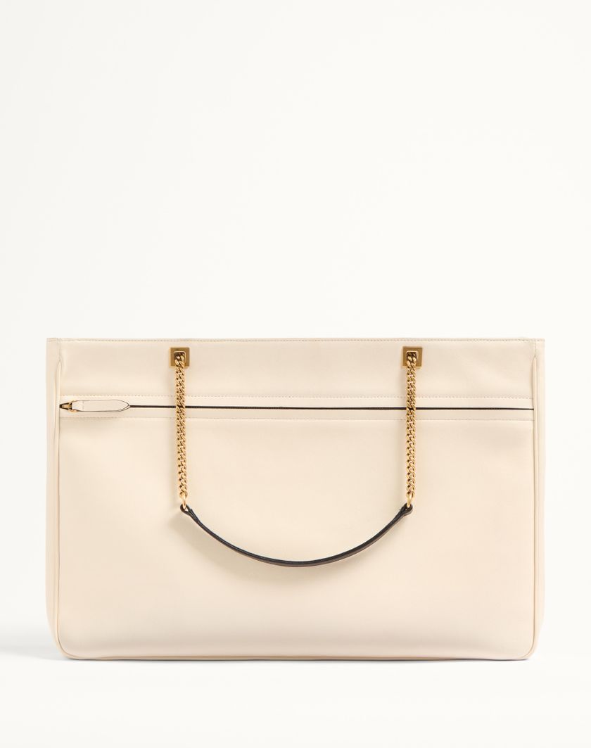 Valentino Handbags Borsa Shopping Grande Valentino Garavani Viva Superstar In Nappa per Donna in Nero/marrone | Valentino IT Sconto