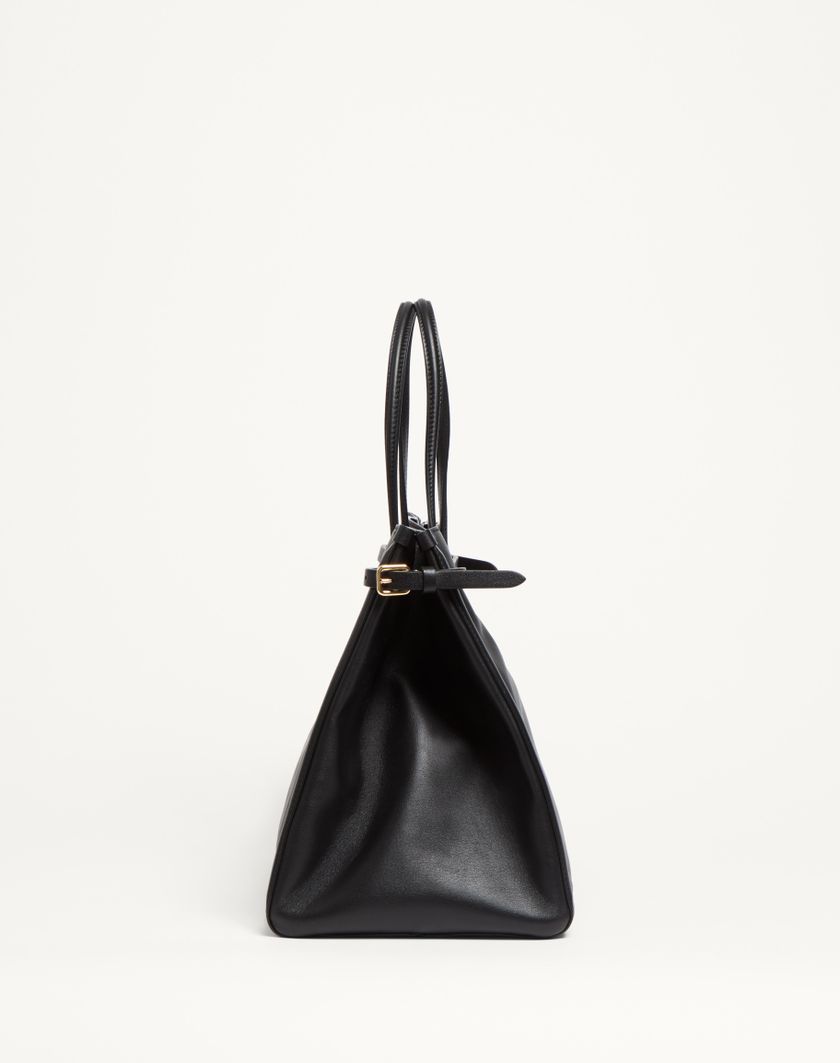 Valentino Handbags Borsa Shopping Media Valentino Garavani Antibes In Vitello per Donna in Nero | Valentino IT Outlet