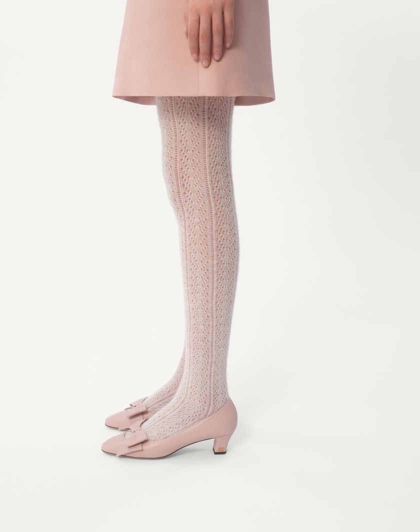 Valentino Handbags Abito Corto In Crepe Couture Ricamato per Donna in Rose Mist | Valentino IT Shopping Online
