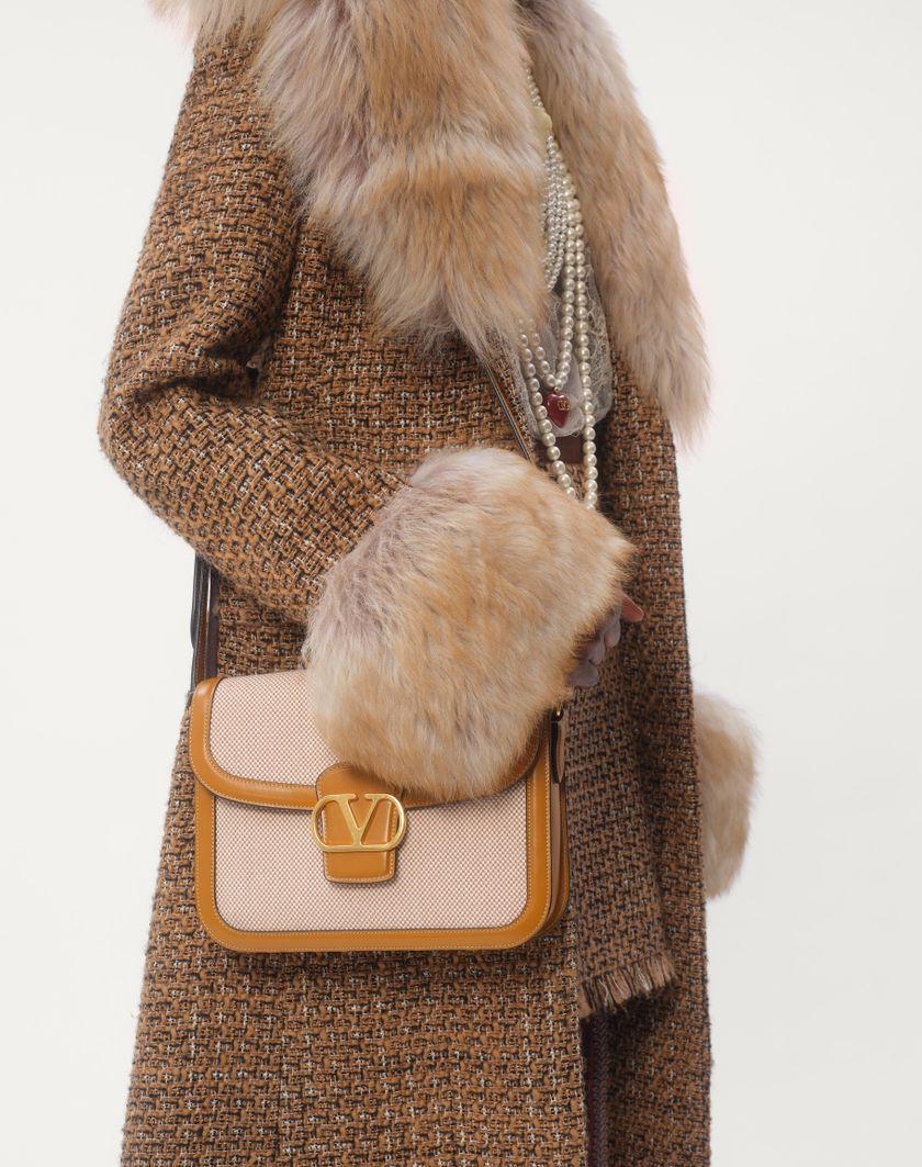 Valentino Handbags Cappotto In Fantasy Tweed per Donna in Marrone/multicolor | Valentino IT Sottocosto
