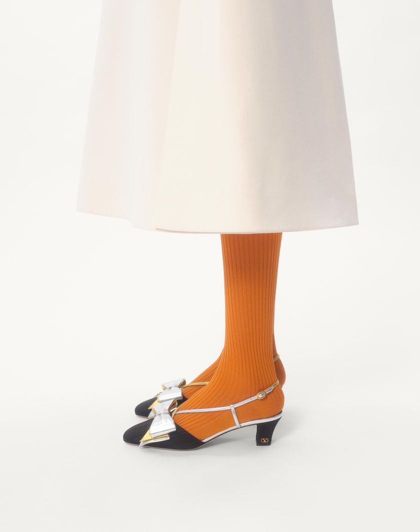 Valentino Handbags Abito Midi In Crepe Couture per Donna in Avorio | Valentino IT Saldi Di Fabbrica