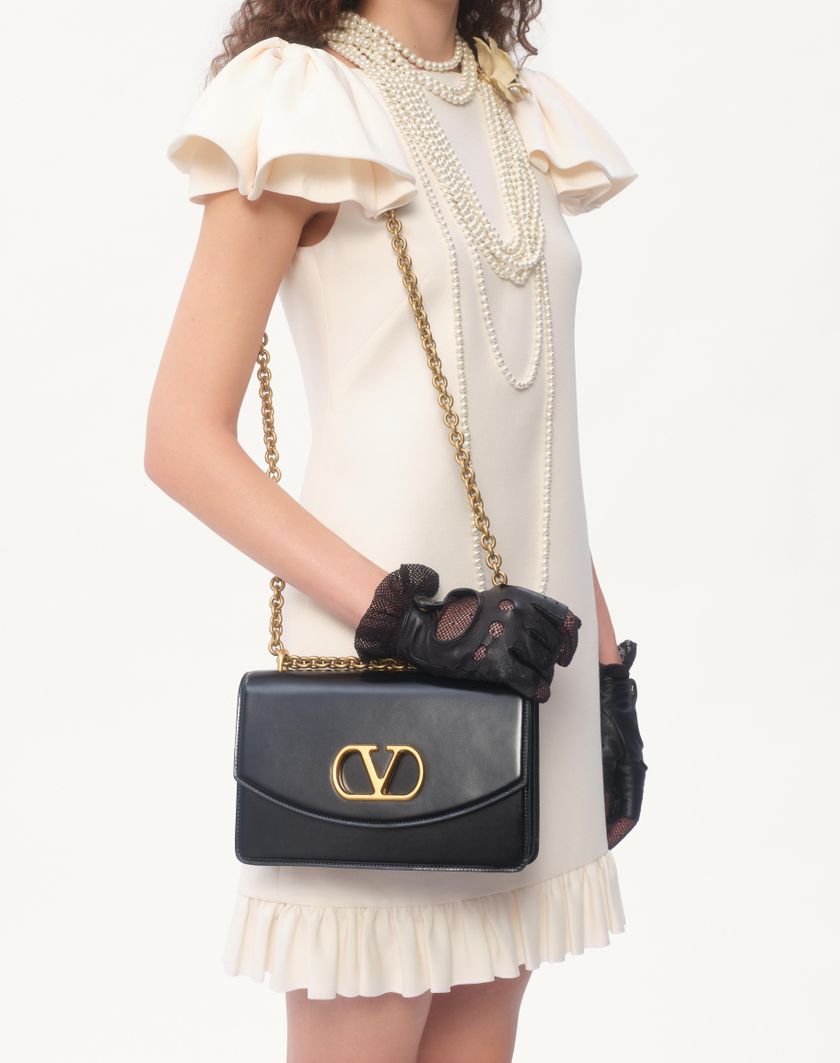 Valentino Handbags Abito Corto In Crepe Couture per Donna in Avorio | Valentino IT I Più Venduti