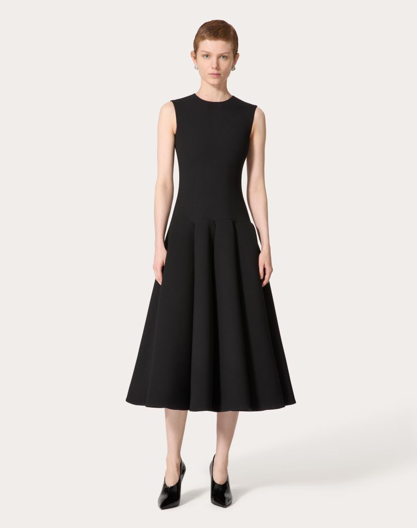 Valentino Handbags Abito Midi per Donna in Nero | Valentino IT Pezzi Unici