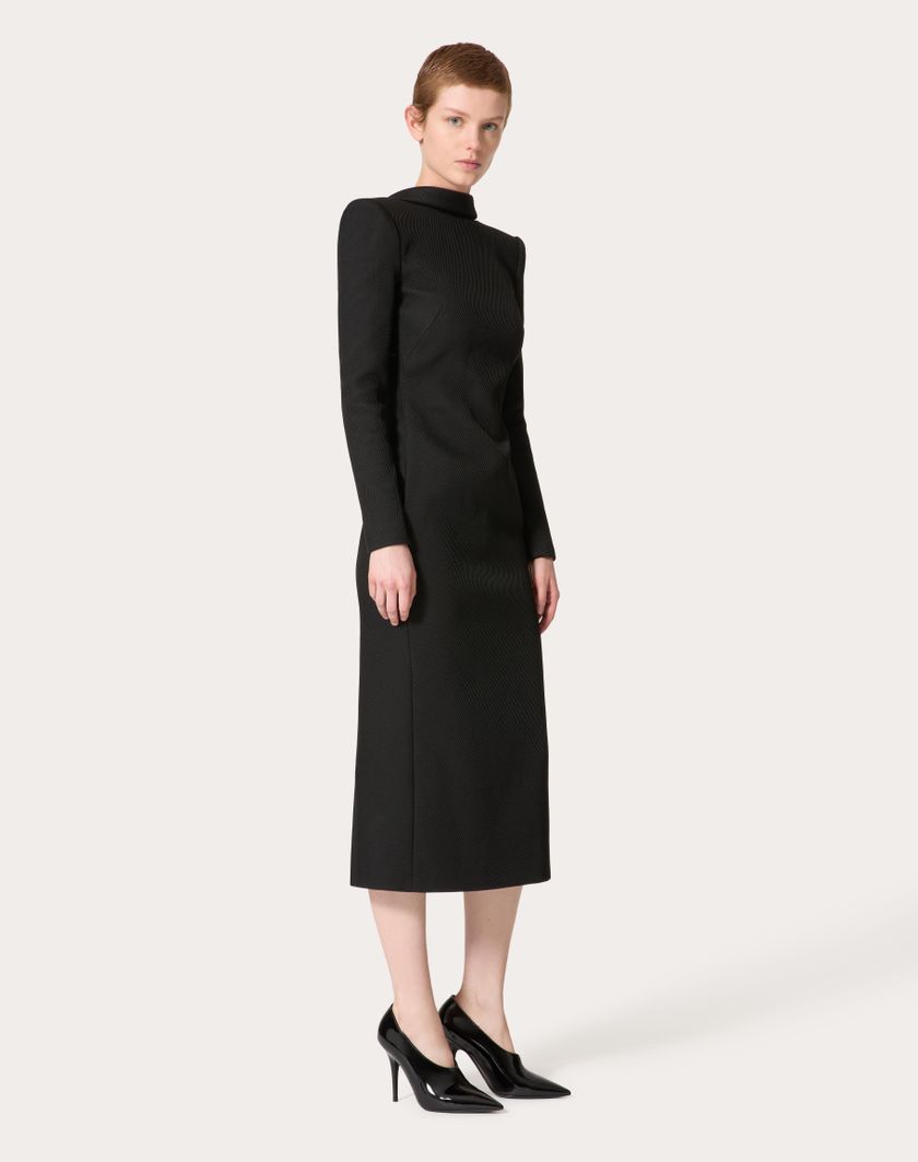 Valentino Handbags Abito Midi per Donna in Nero | Valentino IT Acquista Ora