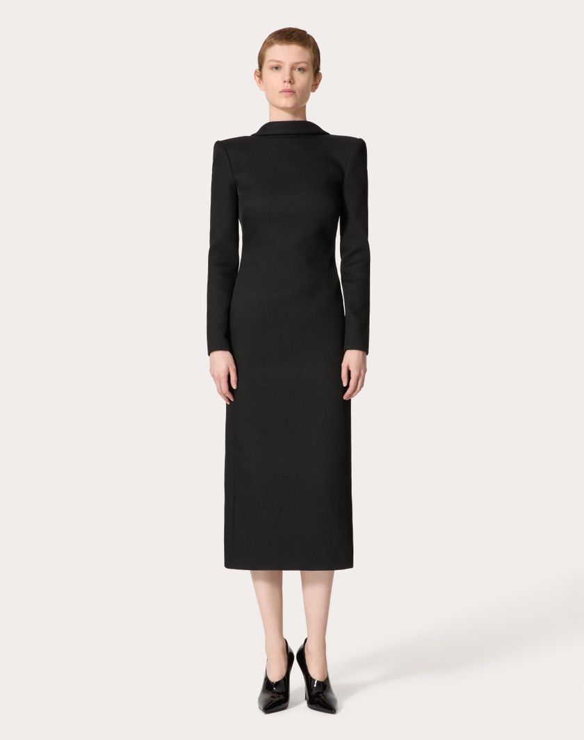 Valentino Handbags Abito Midi per Donna in Nero | Valentino IT Acquista Ora