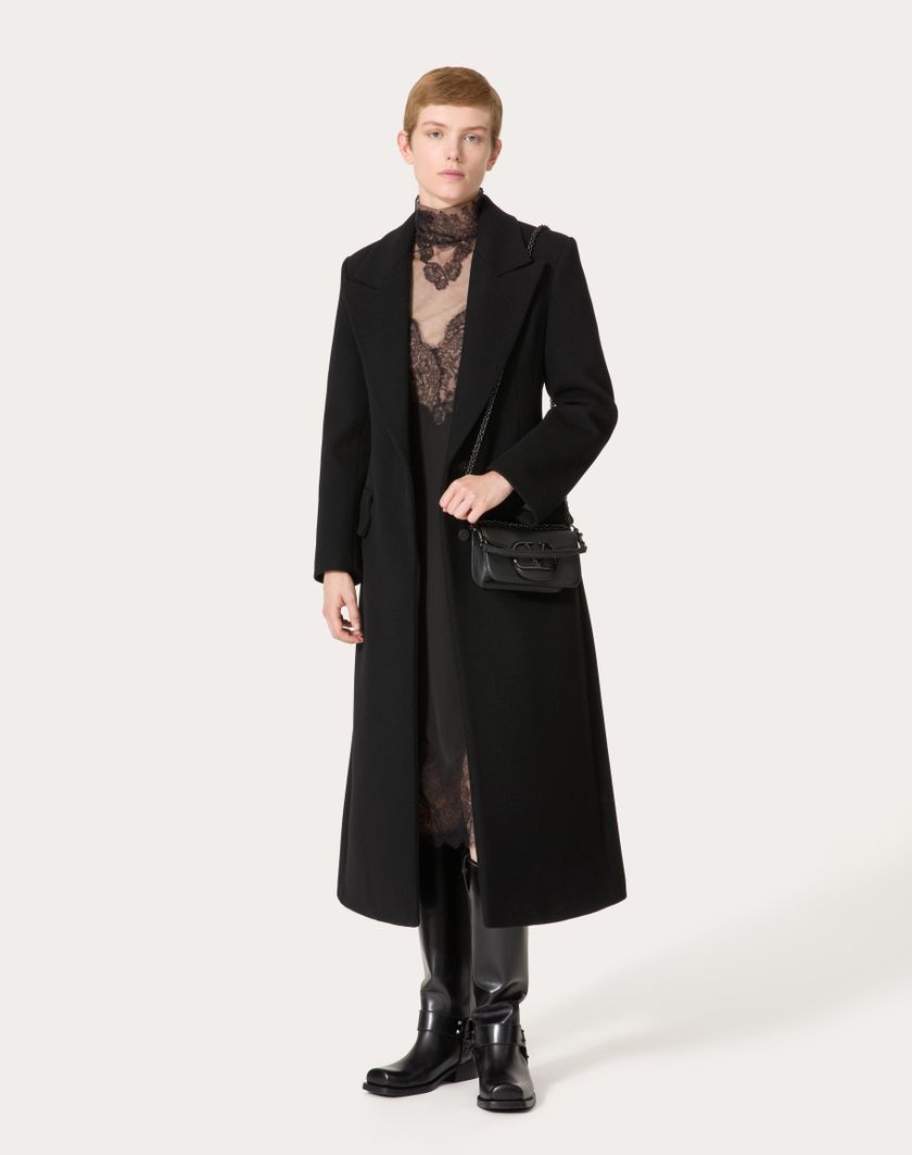 Valentino Handbags Abito Midi per Donna in Nero | Valentino IT Promozione Limitata