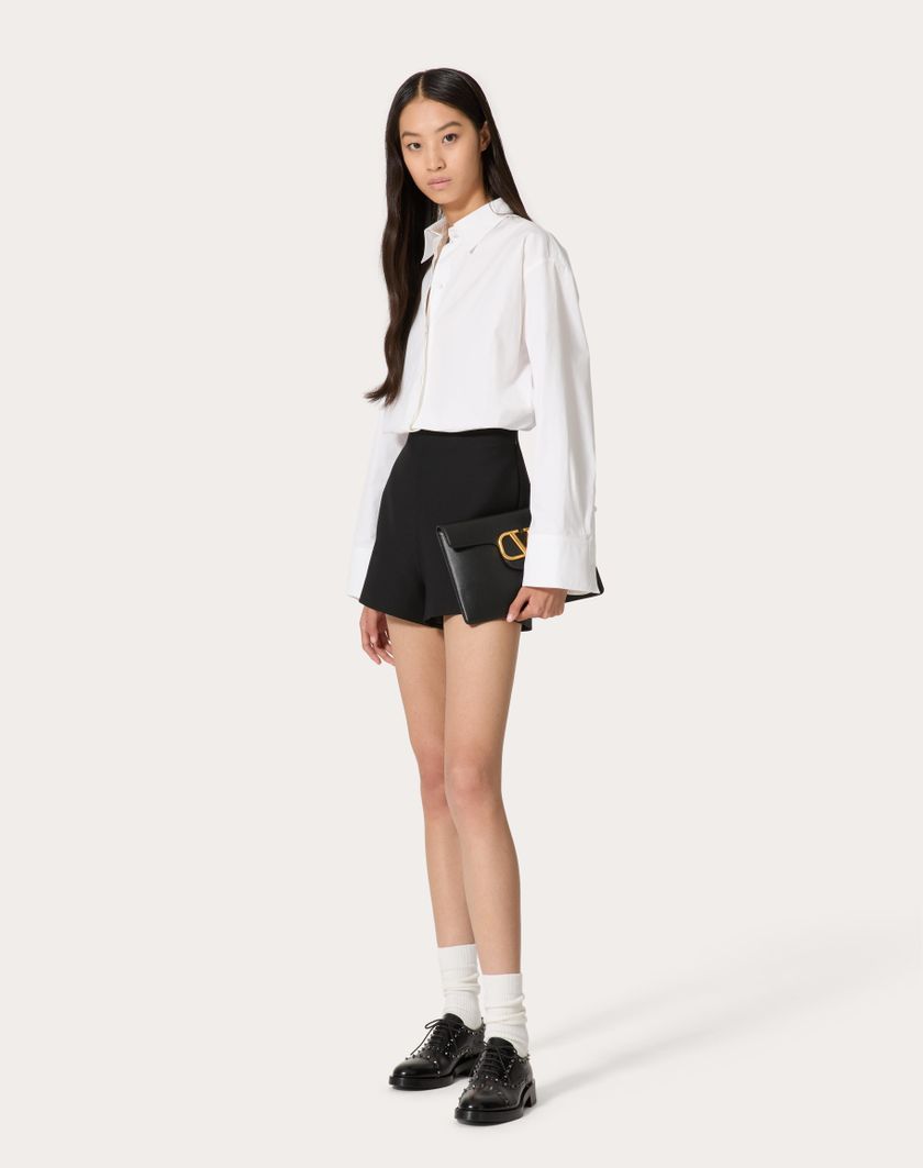 Valentino Handbags Pochette Valentino Garavani Locò In Vitello per Donna in Nero | Valentino IT Offerta