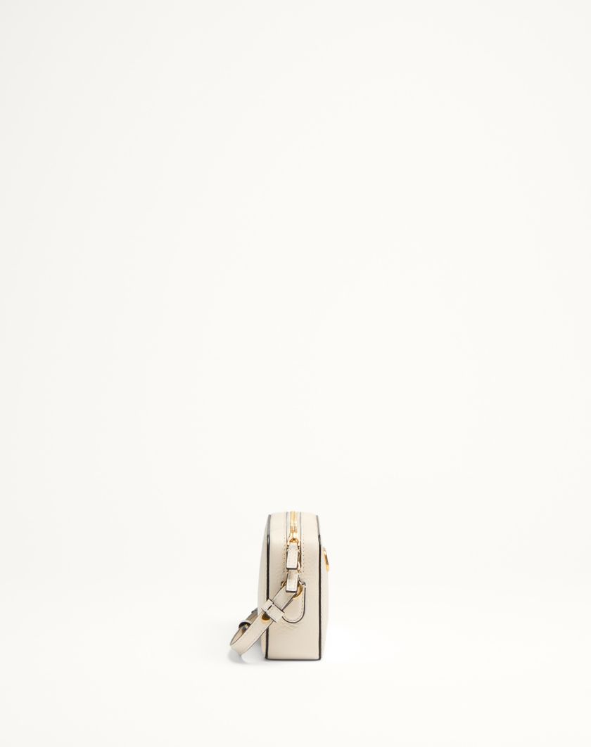 Valentino Handbags Mini Borsa A Tracolla Valentino Garavani Alltime In Vitello Granato per Donna in Avorio | Valentino IT Outlet