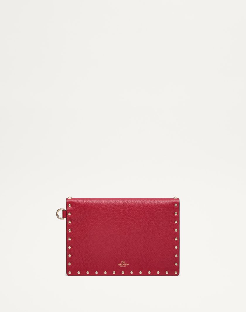 Valentino Handbags Pouch Rockstud In Vitello Granato per Donna in Rosso V. | Valentino IT I Più Venduti
