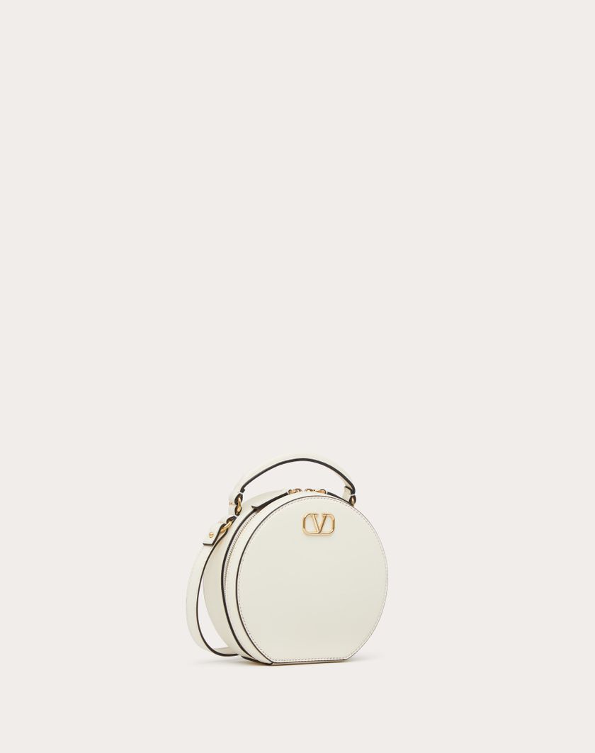 Valentino Handbags Mini Borsa Vlogo Signature In Vitello per Donna in Avorio | Valentino IT Italia