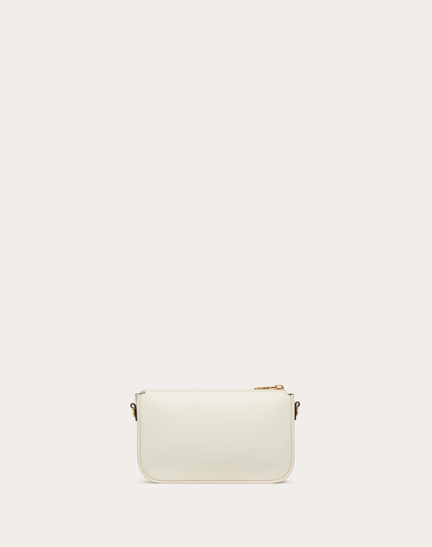 Valentino Handbags Mini Borsa Con Tracolla Vlogo Signature In Vitello per Donna in Avorio | Valentino IT Qualità