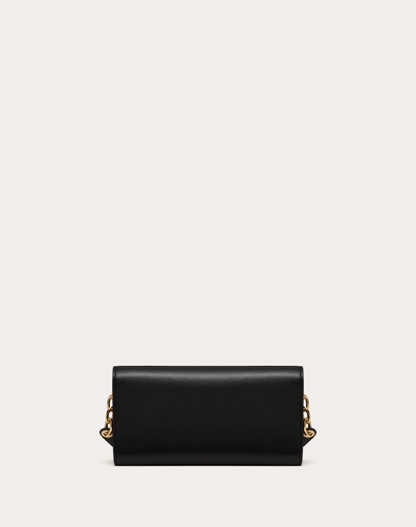 Valentino Handbags Portafoglio Con Tracolla Vlogo The Bold Edition In Nappa per Donna in Nero | Valentino IT Qualità Garantita
