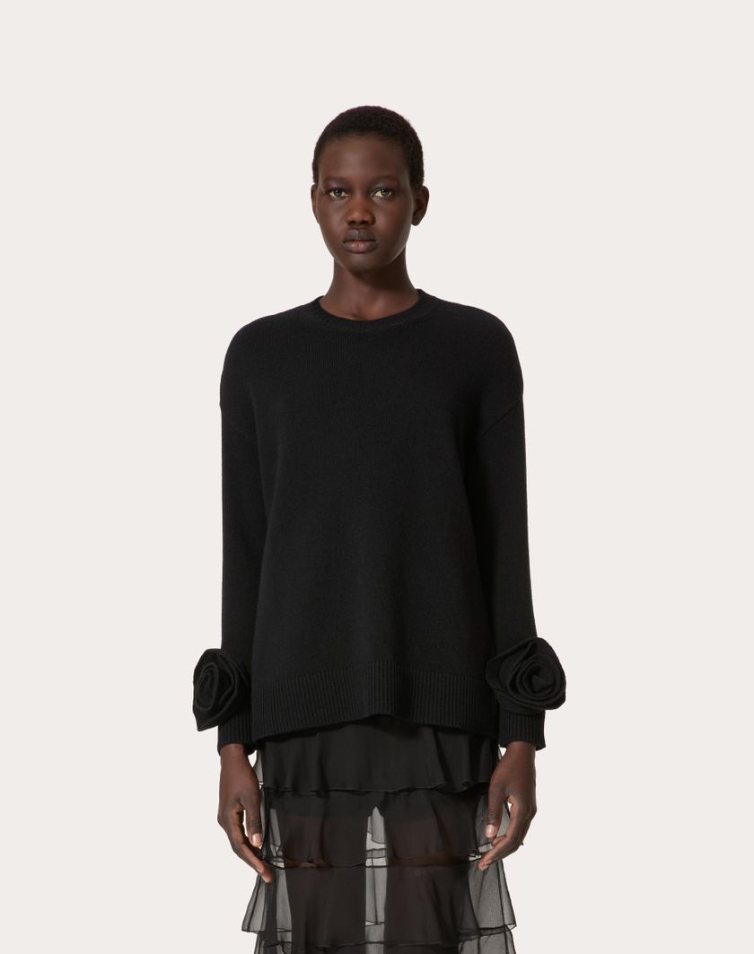 Valentino Handbags Maglia In Lana per Donna in Nero | Valentino IT Shopping Online