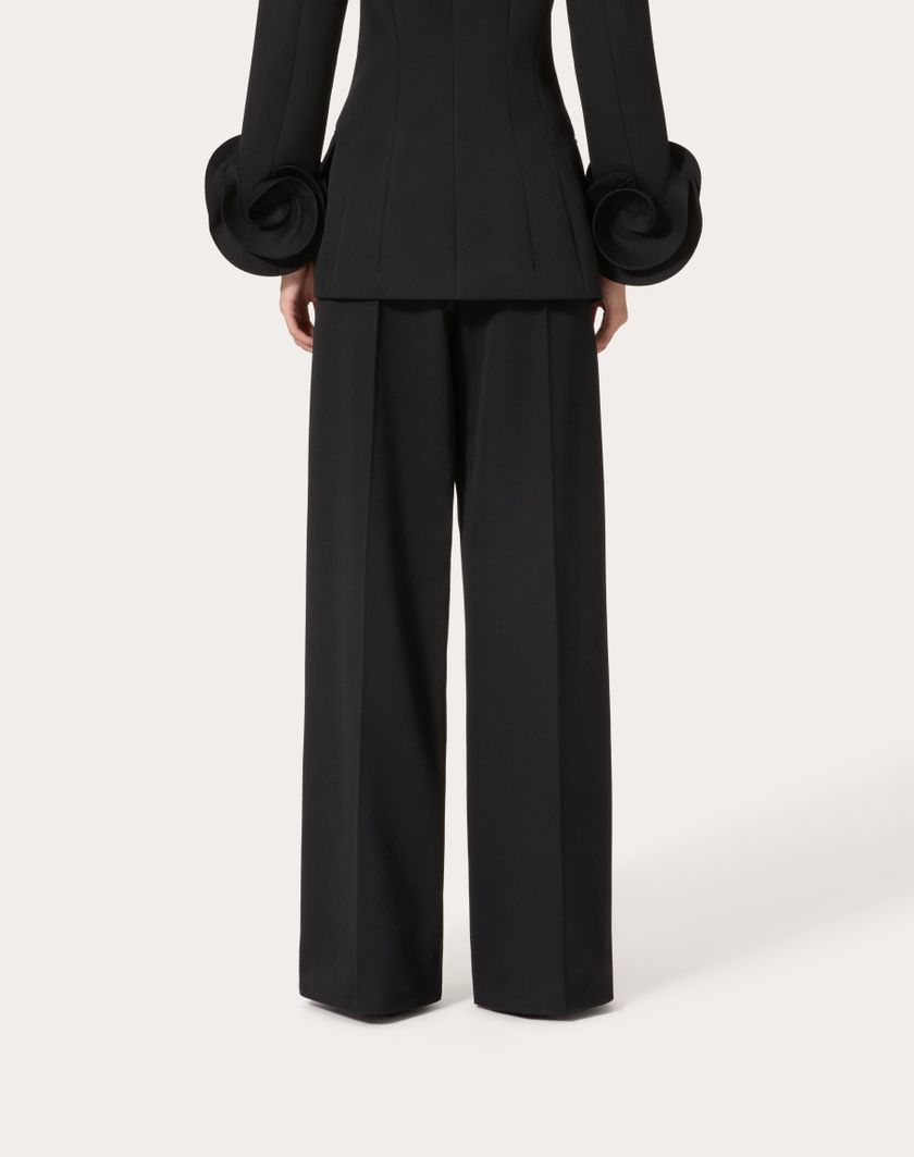 Valentino Handbags Pantalone In Grisaille per Donna in Nero | Valentino IT Sottocosto