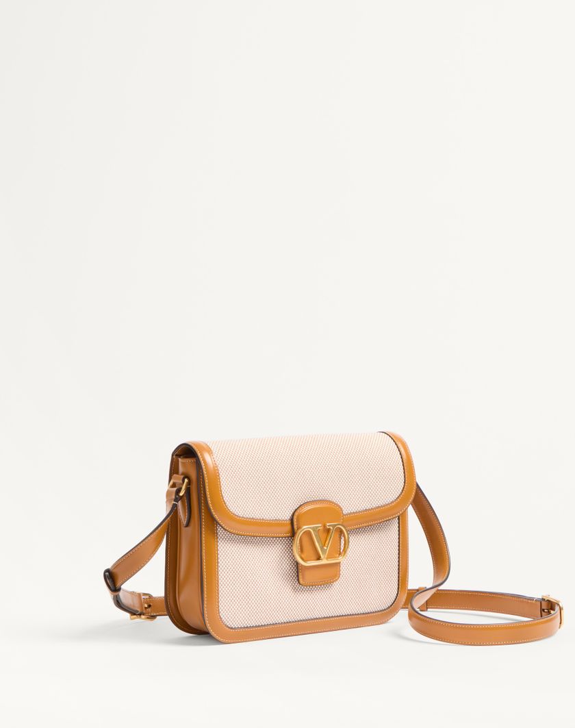Valentino Handbags Borsa A Spalla Valentino Garavani 9to5 In Canvas per Donna in Beige | Valentino IT Qualità Garantita