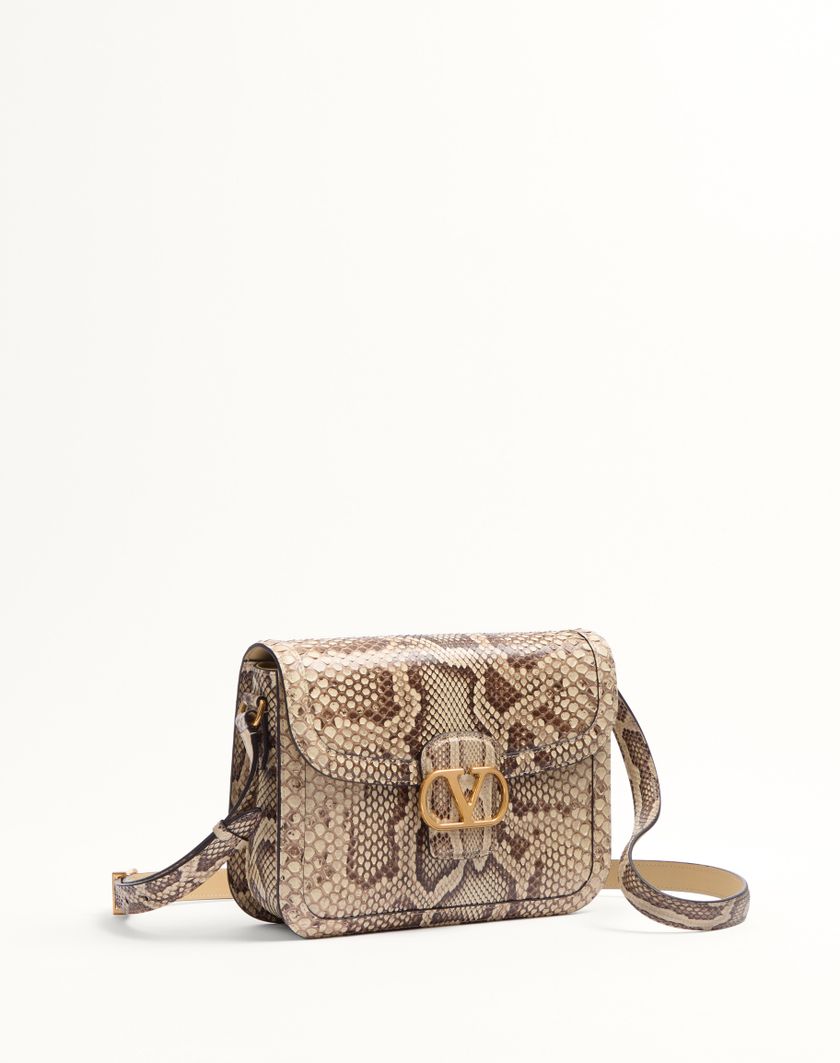Valentino Handbags Borsa A Spalla Valentino Garavani 9to5 In Pitone per Donna in Avorio | Valentino IT Fino Al -60%