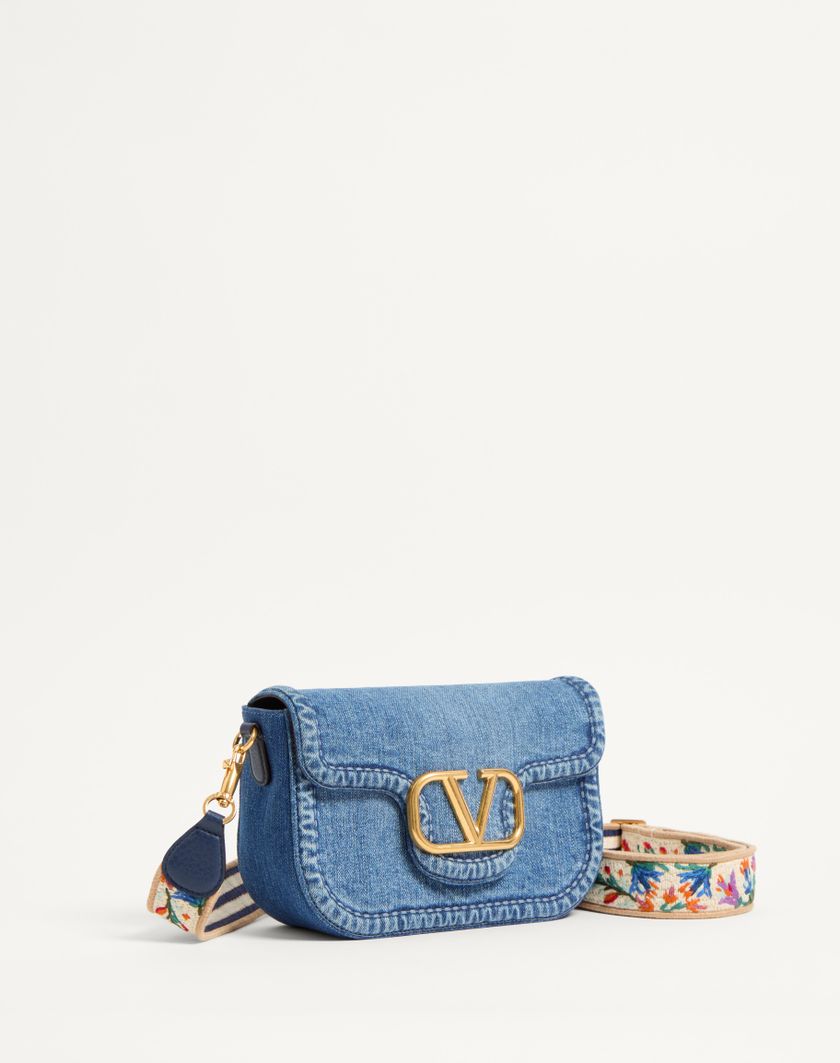 Valentino Handbags Borsa A Spalla Valentino Garavani Alltime In Denim per Donna in Denim/worker/multicolor | Valentino IT Convenienza