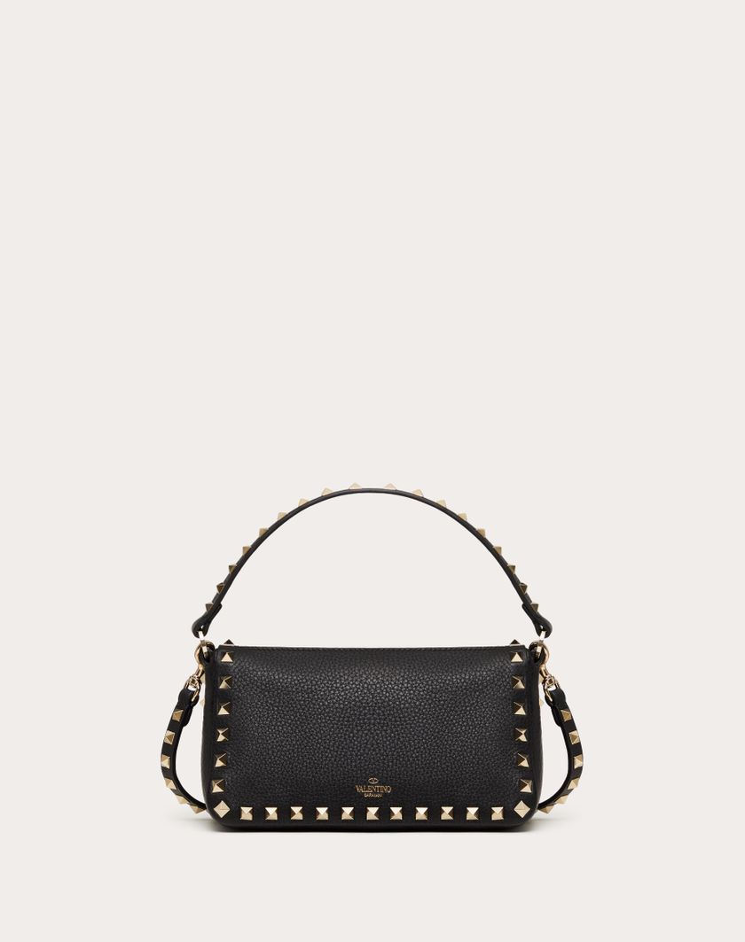 Valentino Handbags Borsa Piccola A Tracolla Rockstud In Vitello Granato per Donna in Light Ivory | Valentino IT Economico