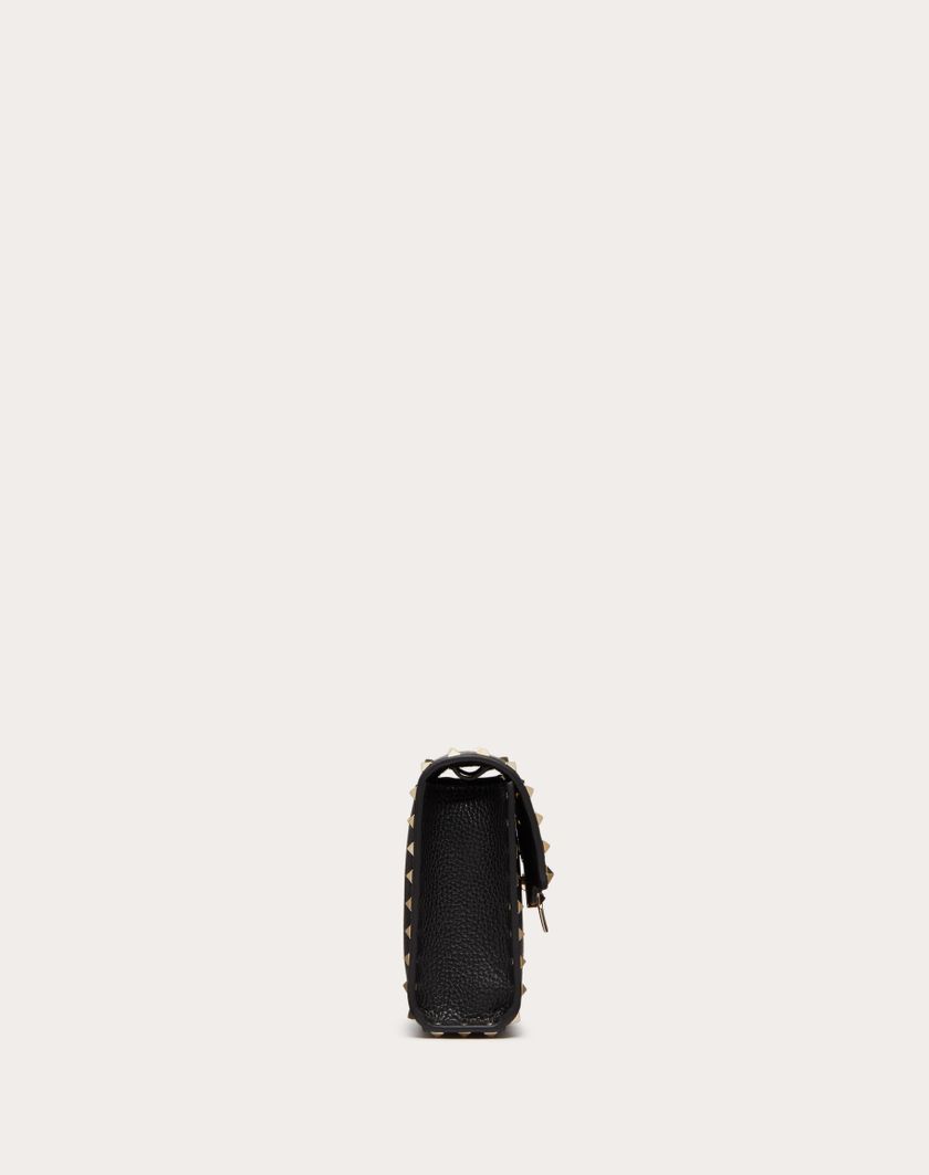 Valentino Handbags Borsa Piccola A Tracolla Rockstud In Vitello Granato per Donna in Poudre | Valentino IT Saldi
