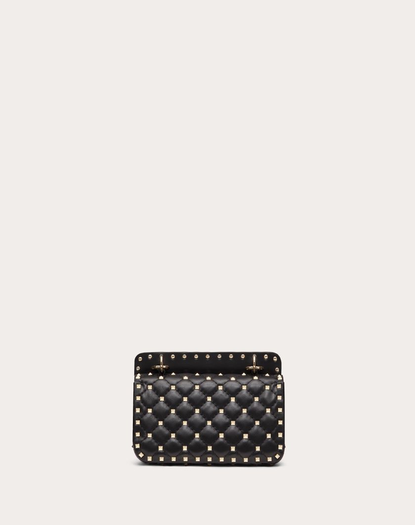 Valentino Handbags Borsa Piccola Rockstud Spike In Nappa per Donna in Nero | Valentino IT Offerte