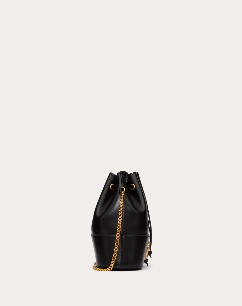 Valentino Handbags Mini Secchiello Con Catena Vlogo Signature In Nappa per Donna in Light Ivory | Valentino IT 2025