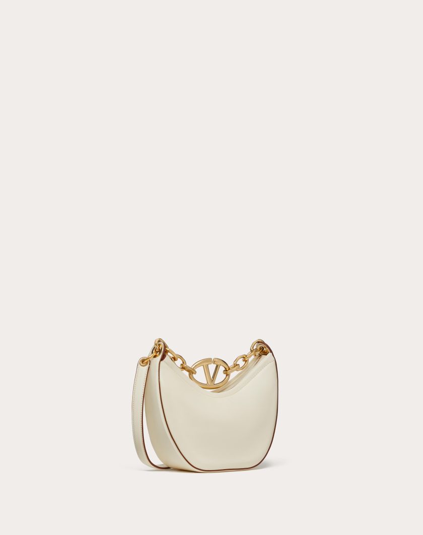 Valentino Handbags Mini Hobo Vlogo Moon Bag In Nappa Con Catena per Donna in Rosso V. | Valentino IT Spedizione Gratuita