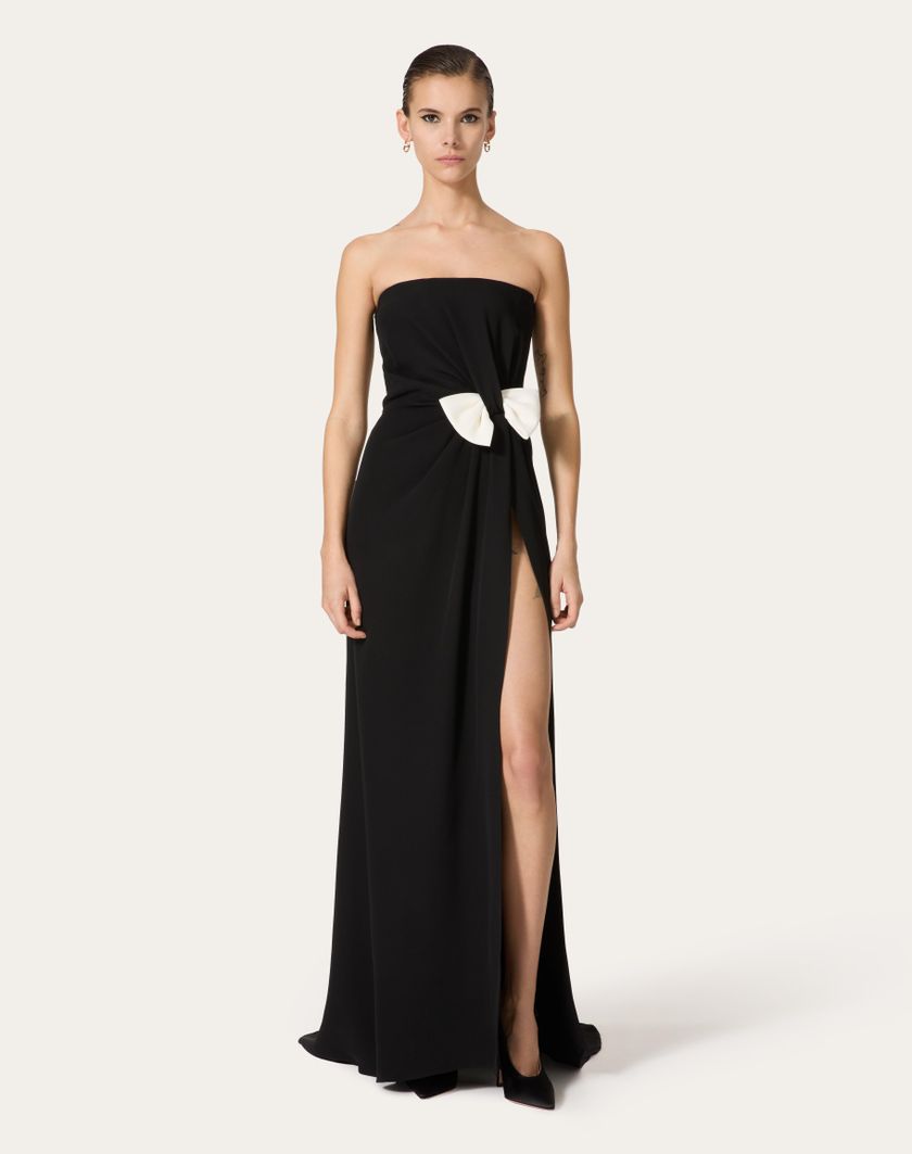Valentino Handbags Abito Da Sera In Cady Couture per Donna in Nero | Valentino IT Negozi Online