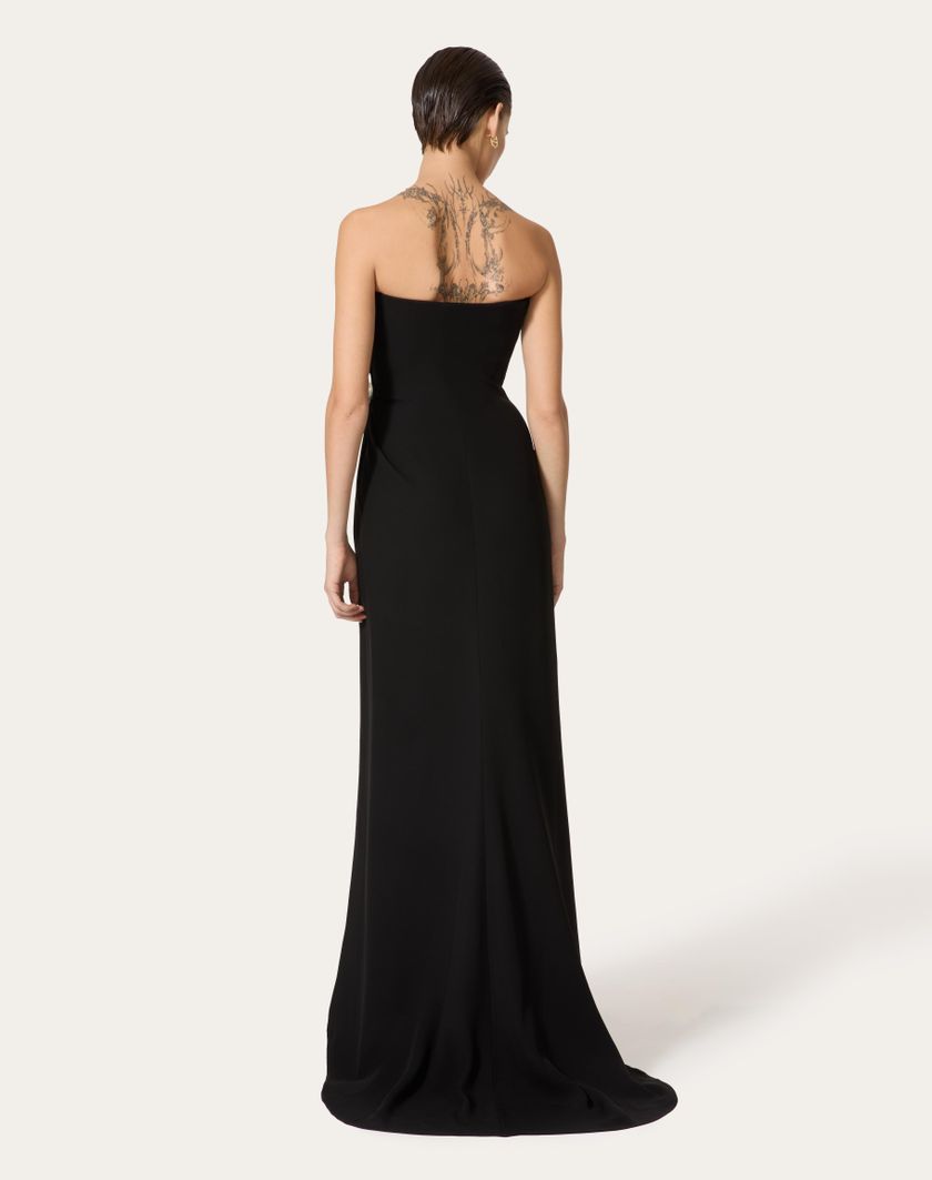 Valentino Handbags Abito Da Sera In Cady Couture per Donna in Nero | Valentino IT Negozi Online