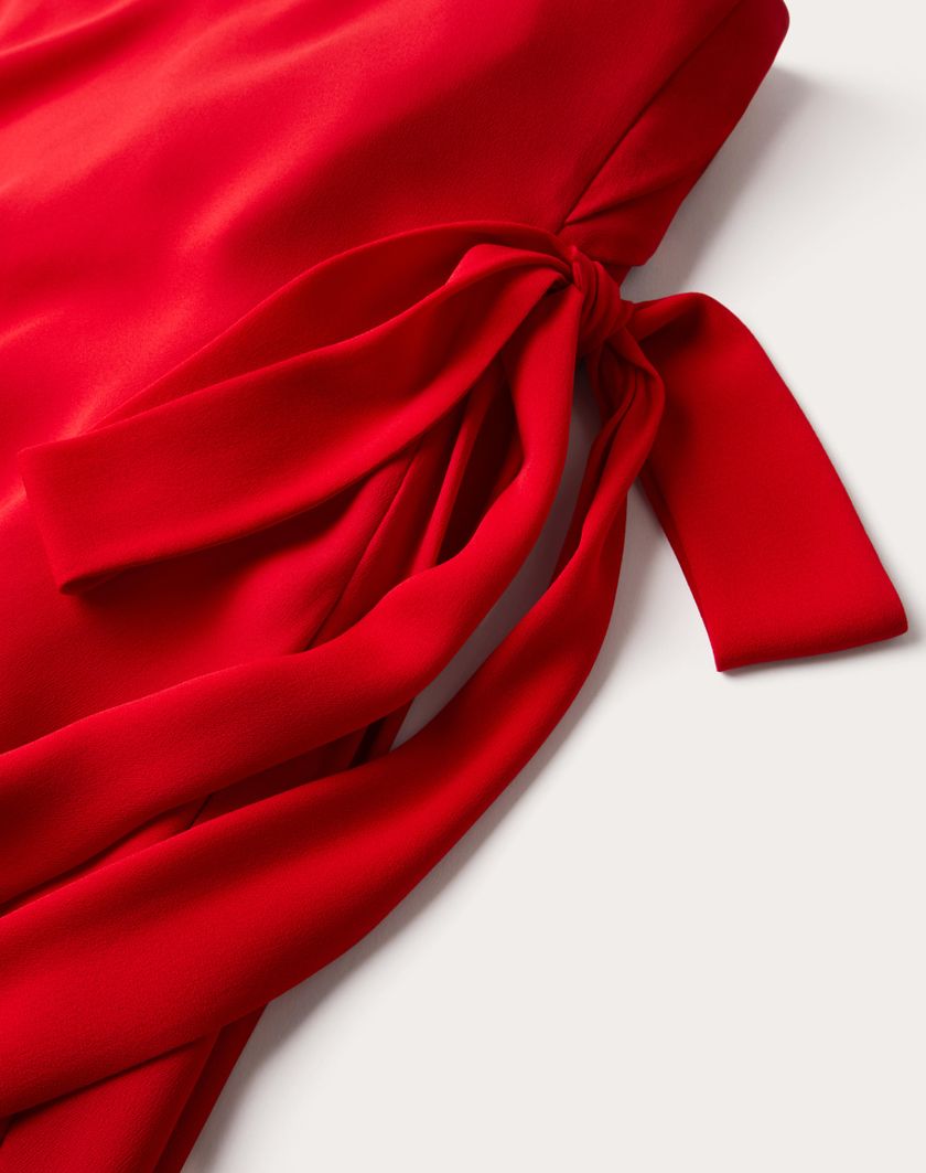 Valentino Handbags Abito Da Sera In Cady Couture per Donna in Rosso | Valentino IT Promozione Limitata