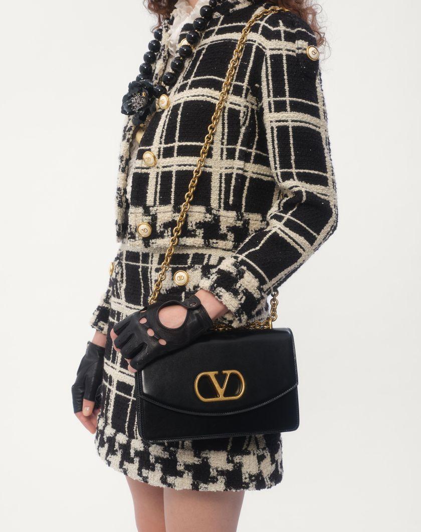 Valentino Handbags Camicia In Chiffon per Donna in Avorio | Valentino IT Saldi Di Fabbrica