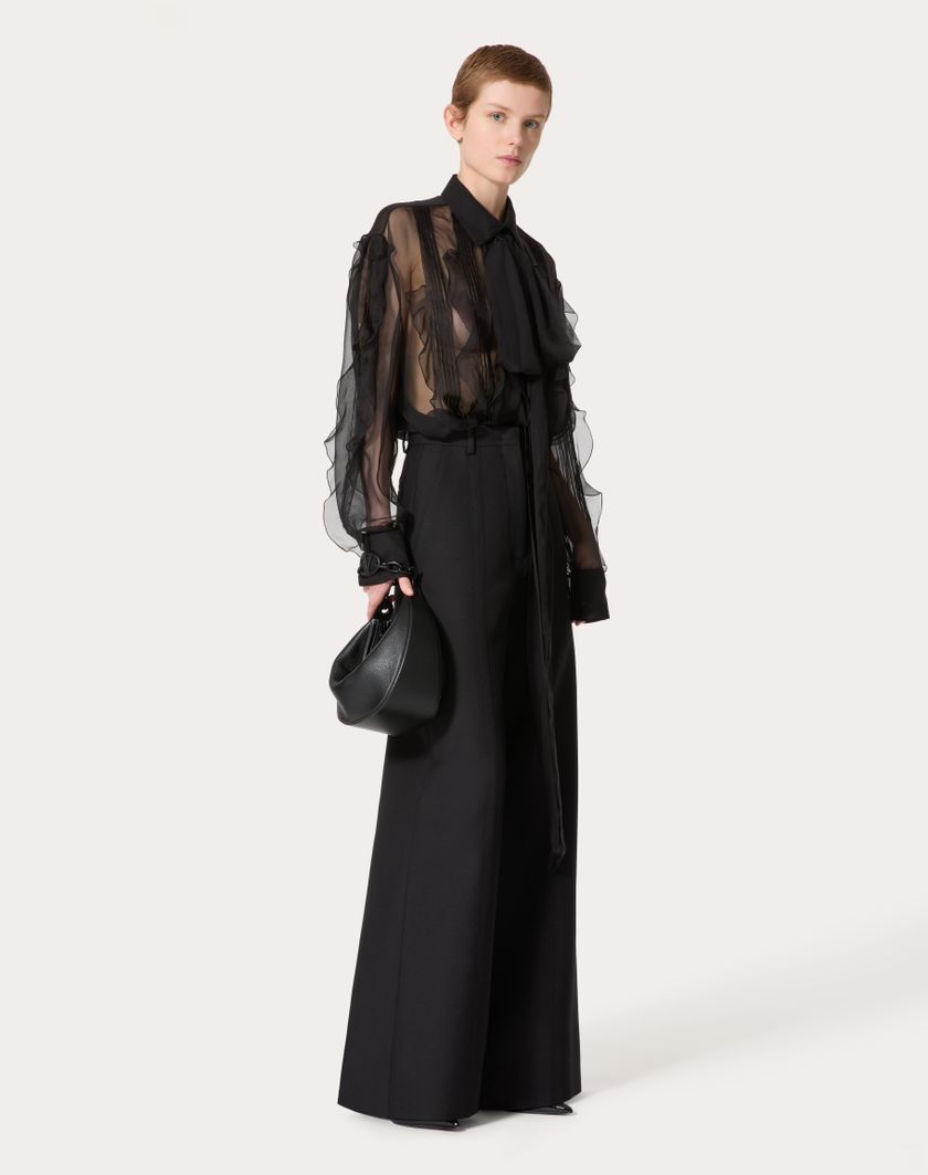 Valentino Handbags Camicia per Donna in Nero | Valentino IT Nuova