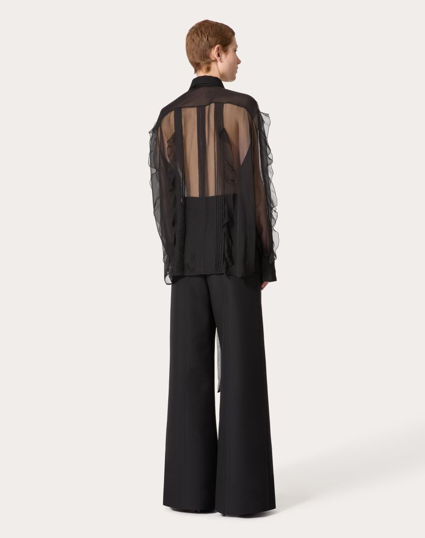 Valentino Handbags Camicia per Donna in Nero | Valentino IT Nuova